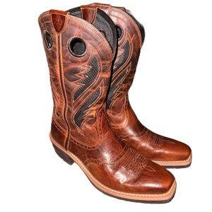 Ariat VentTEK Heritage Roughstock Cowboy Western Boots Model 10019980 NWOT